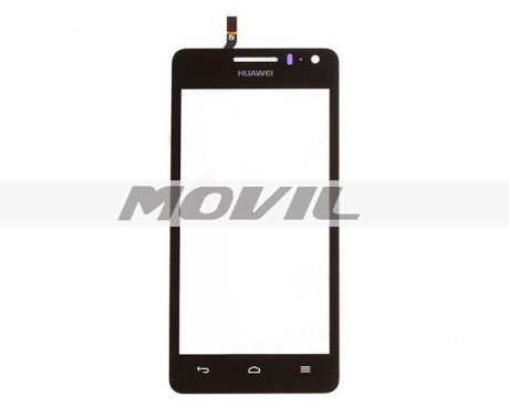 Black Outer Glass Lens Digitizer Touch Screen For Huawei Ascend G600 G615 U9508 U8950